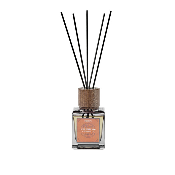 Nasoterapia - Diffusore Bastoncini Rum Ambrato e Vaniglia Confezione 500 Ml